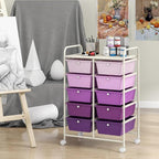 GLACER 10 Drawer Rolling Cart, Storage Cart - Image 8