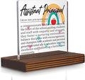 Assistant Principal Gifts, Thank You Desk Sign by Pariveca
