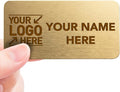 Magnet Me Up Custom Metallic Name Tag Badge by MagnetMeUp