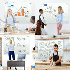 H-Qprobd Glass Whiteboard 60"x40" Magnetic Dry Erase White Board - Image 5