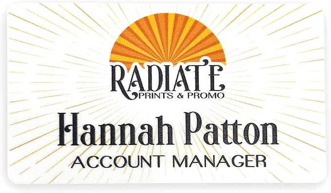 Custom Name Tag Full Color by SimpleSentimental