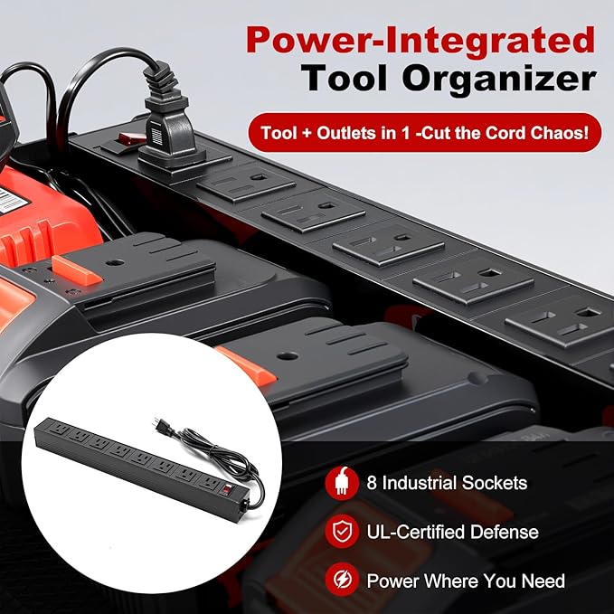 Large Power Tool Organizer Wall Mount - Image 2