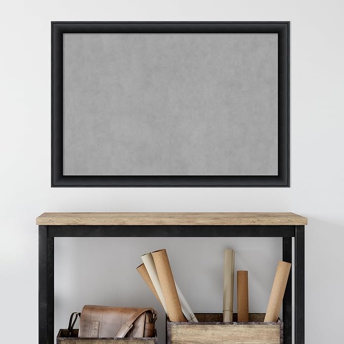 Amanti Art Black Framed Magnetic Board 27x39 Large Vision Board - Image 5