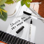 Shuttle Art Dry Erase Markers, 25 Pack Black Magnetic Whiteboard Markers - Image 7