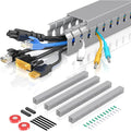 Open Slot Wire Duct Kit, 62.8" Server Rack Cable Management, Cable Management by Aocii