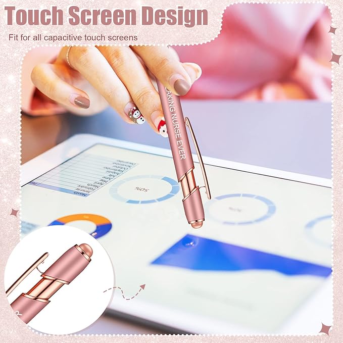 Zonon 12 Pcs Inspirational Pens Bulk Funny Ballpoint Pen - Image 3