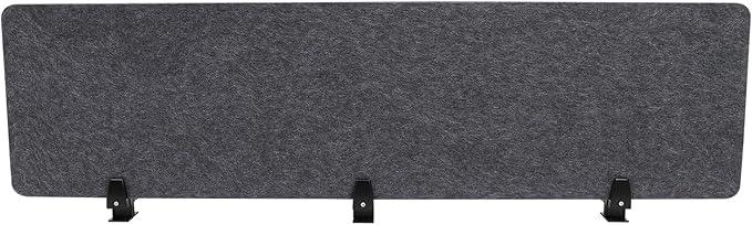 ReFocus Raw Clamp-On Acoustic Desk Divider Mounted Privacy Panel Set – Reduce - Image 8
