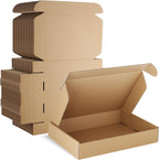 famagic 30 pack 11x8x2 brown shipping boxes for, main product view