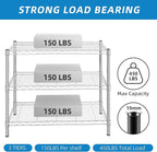Guan River 3-Shelf Adjustable Metal Shelf Wire Shelving Storage Rack - Image 3