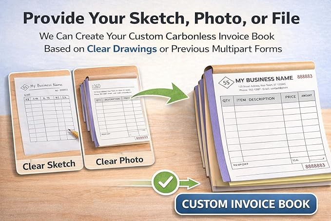 Custom Carbonless Invoice Book - Image 5