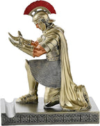CYXStar Roman Praetorian Prefect Warrior Knight Pen Holder Desk Ornament Resin - Image 8