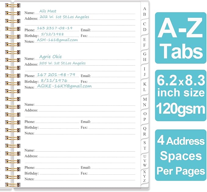 Address Book with Alphabetical Tabs - Image 3