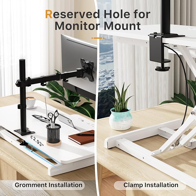 JOY worker Standing Desk Converter, Desktop Workstation Riser - Image 7