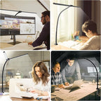 ShineTech LED Desk Lamp for Home Office, 3000K Warm White Double Head Architect - Image 3