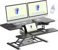 FLEXISPOT 42 inch Electric Motor Desk Converter, Height Adjustable Motorized by FlexiSpot
