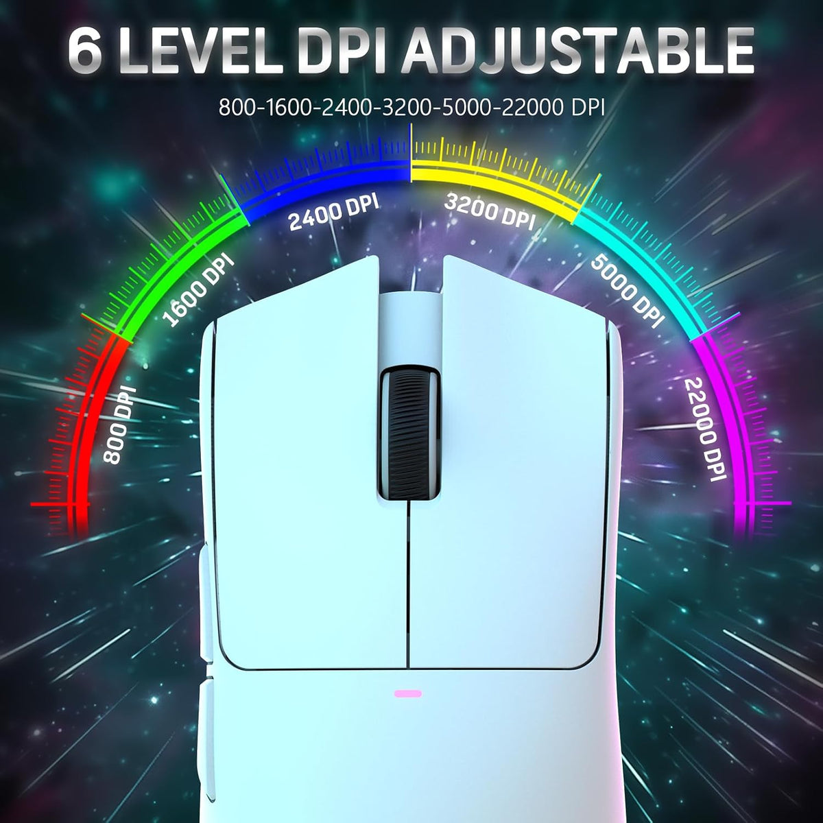 ATTACK SHARK X11 59g Lightweight Wireless Gaming Mouse,RGB Magnetic Charging ...