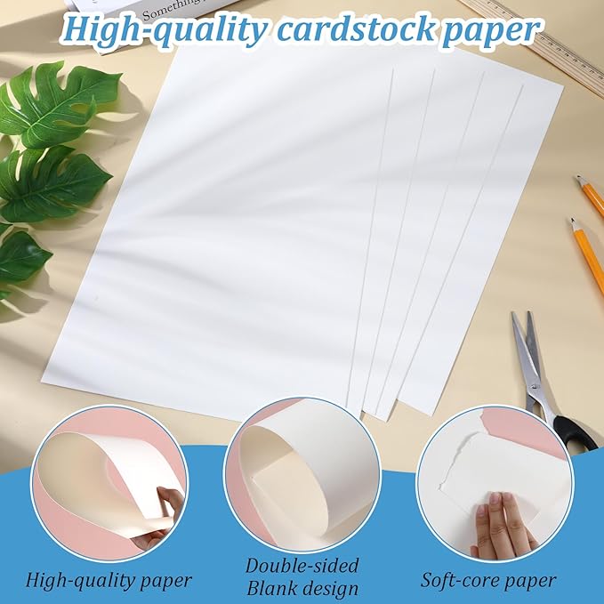 8.5" x14" Legal Size White Cardstock - Image 2