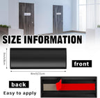 Therwen 6 Pcs Aluminum Office Name Plate Holder - Image 3