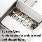 Cord Organizer Box with Lid, 7 Compartment Cable Management with 7 Wire Ties - Image 7