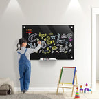 MaxGear Glass Whiteboard Wall Mounted, Frameless Magnetic Dry Erase Board - Image 8