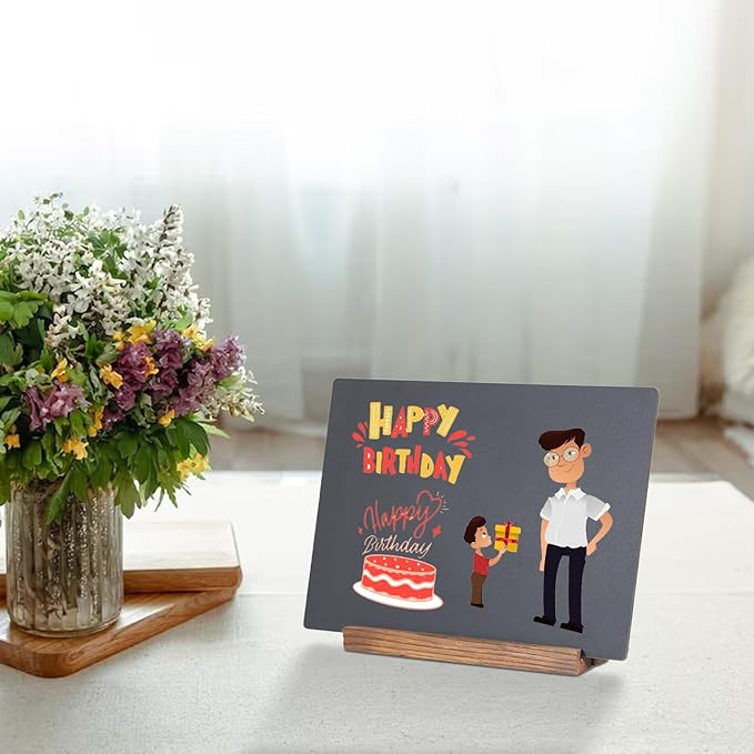 JDEA Wooden Double-Sided Chalkboard - Image 8