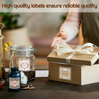 Zonon 500 Pcs Clear Labels Label Protector Clear Stickers Wafer Seals - Image 5