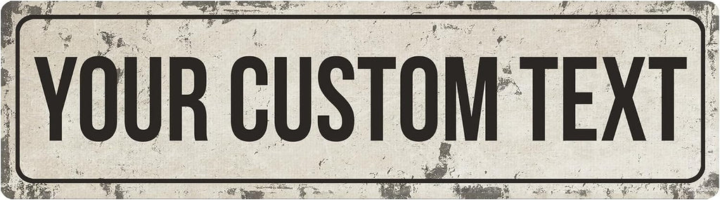 Rustic Custom Metal Sign