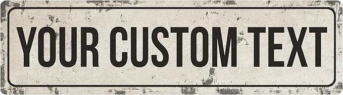 Rustic Custom Metal Sign by TheSignShoppe