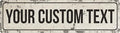 Rustic Custom Metal Sign by TheSignShoppe