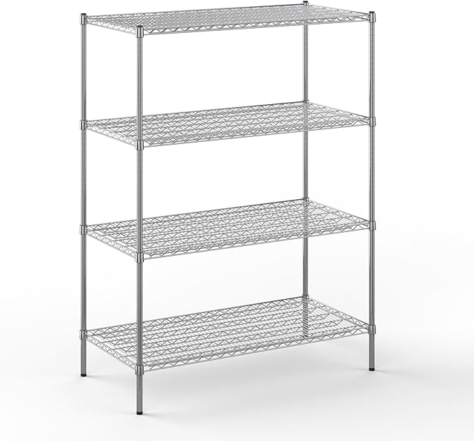 Regal Altair 24" Deep x 48" Wide x 64" Height Wire Shelving Kit | 4-Tier | NSF by Regal+Altair
