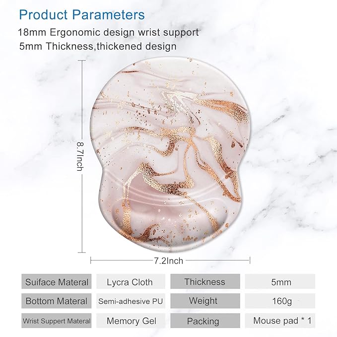 ITNRSIIET Ergonomic Mouse Pad - Image 5