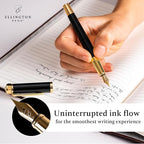 Ellington Pens Luxury Fountain Pen Set- Smooth Medium Nib- Includes 3 Ink - Image 4