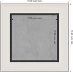 Amanti Art Silver Framed Magnetic Board 18x18 X-Small Vision Board - Image 2