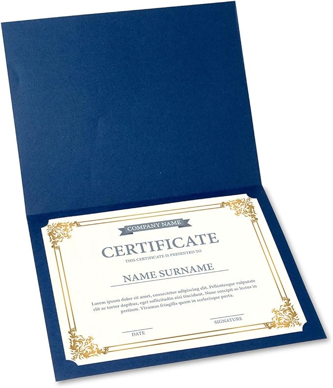 Empire Gold & White Parchment Certificate Papers - Image 5