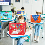 Crtiin 24 Pcs Privacy Folders for Students Desk Dividers Standard School - Image 7