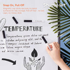 Shuttle Art Dry Erase Markers, 15 Pack Black Magnetic Whiteboard Markers - Image 6