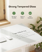 Marsail Glass Standing Desk - Image 4