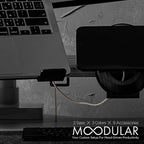 ULTRARM Moodular Add-ons Cable Organizer 2 Pack Black MSA-CO - Image 2