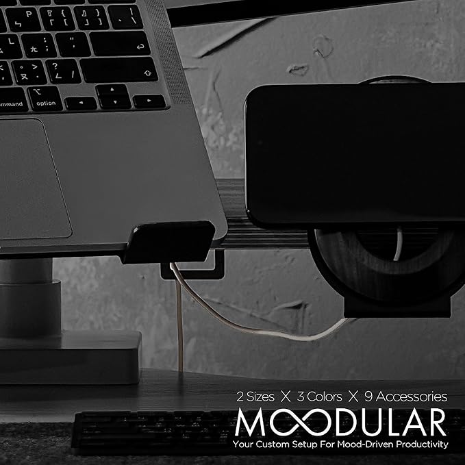 ULTRARM Moodular Add-ons Cable Organizer 2 Pack Black MSA-CO - Image 2