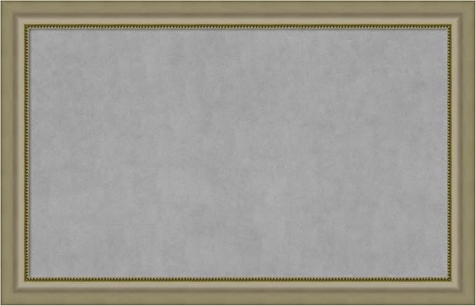 Amanti Art Silver Framed Magnetic Board 29x45 Large Vision Board by AmantiArt