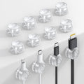 12Pack Cord Organizer Spring Cable Holder Clips by Lamicall