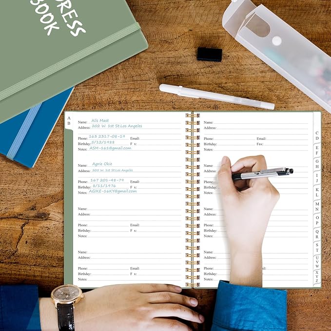Address Book with Alphabetical Tabs - Image 6