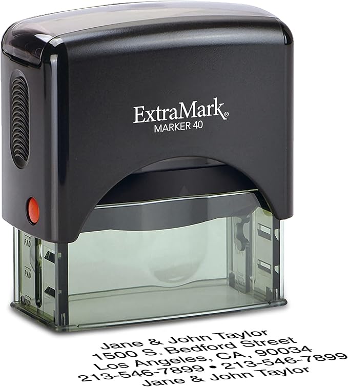 ExtraMark Return Address Stamp by ExtraMark