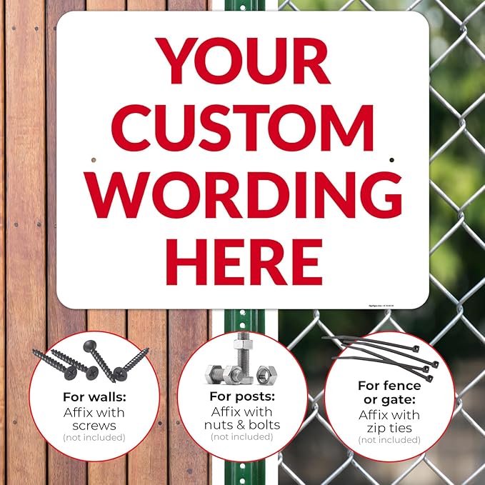 Custom Sign, Personalized Metal Signs, Customize - Image 4