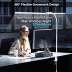 LED Desk Lamp, 31.5'' Wide Double Head Desk Lamps - Image 5