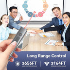 Wireless Presentation Clicker PowerPoint Remote: USB C A Presenter PPT Power - Image 2
