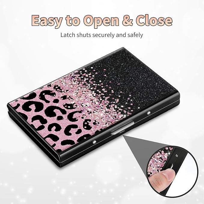 BWEGRHE Slim Credit Card Holder, Aluminum Minimalist Hard Case Pocket-Sized - Image 6