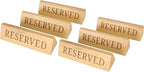 Wood Table Top Seating Reserved Signs by BARsics