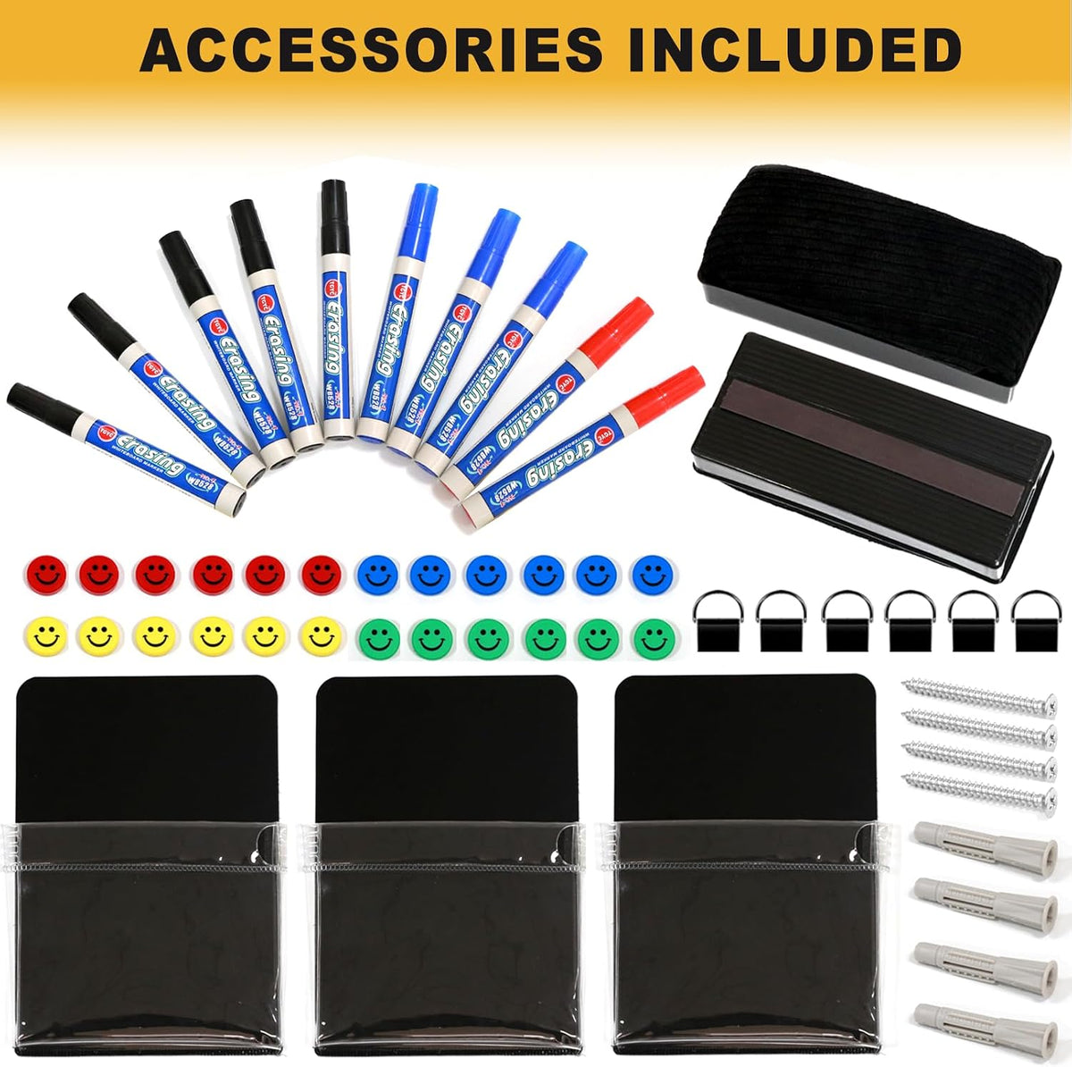 118"x48" Extra Large Magnetic Whiteboard