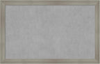 Amanti Art Grey Framed Magnetic Board 28x44 Large Vision Board by AmantiArt
